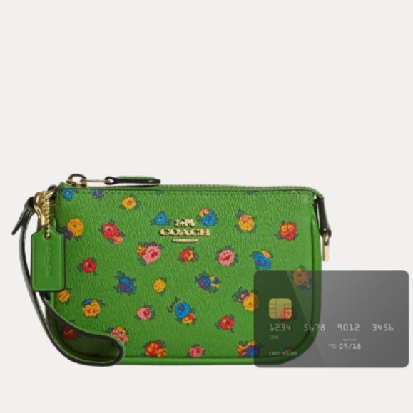 😺COACH Nolita 15 Mini Vintage Rose Print - Picture 5 of 13